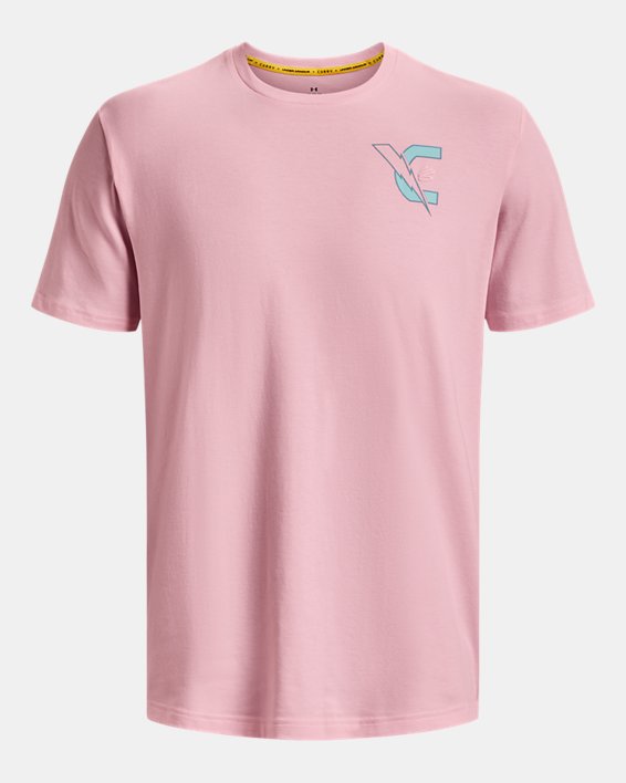 Men's Curry Animated Short Sleeve in Pink image number 4